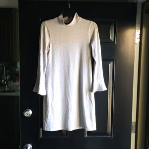 White House Black Market Shimmery Cream Dress XS